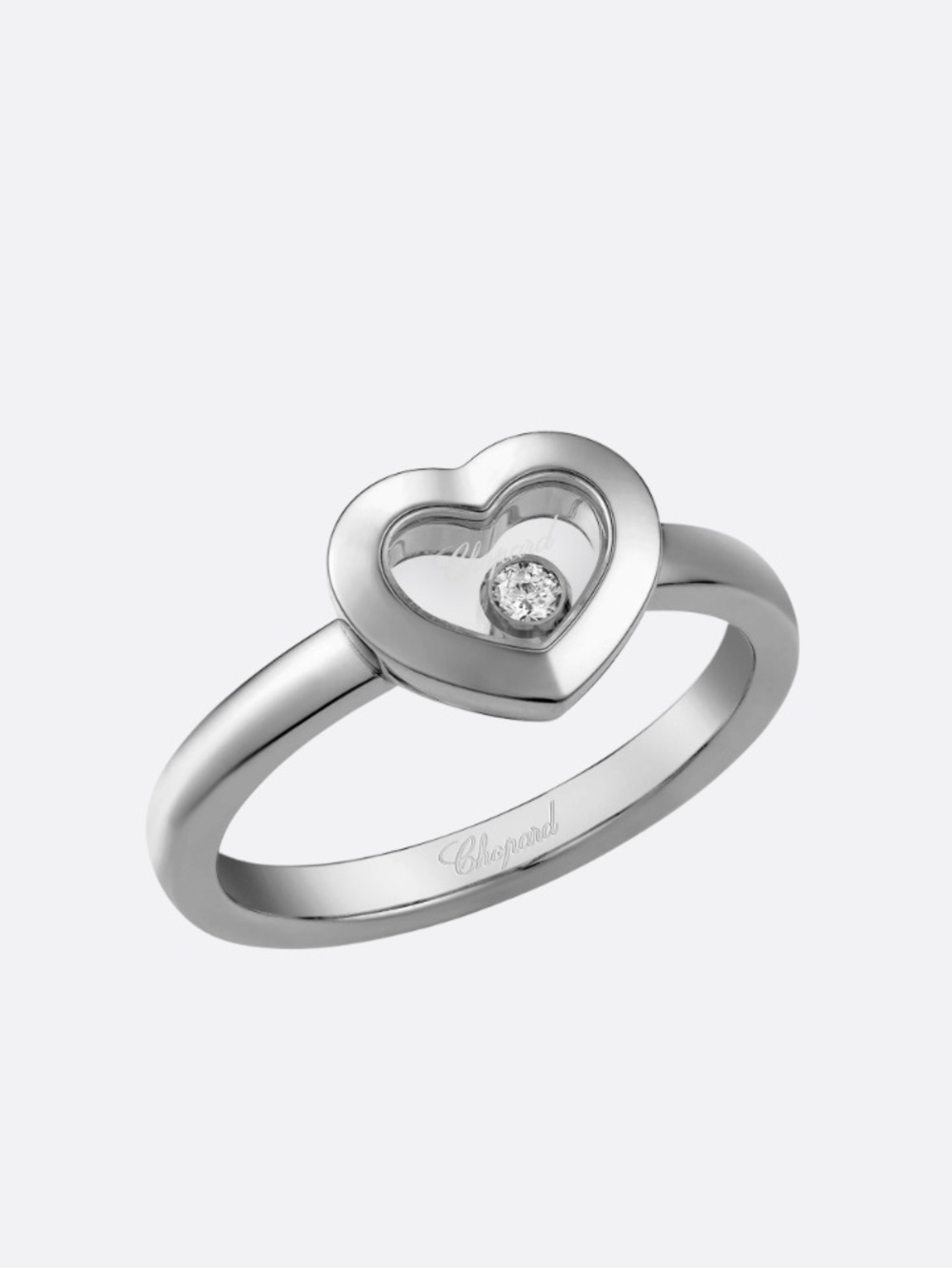 Chopard HAPPY DIAMONDS ICONS Ring 18K White Gold